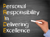 PRIDE - Personal Responsibility In Delivering Excellence